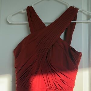 Azazie One Shoulder Red Dress